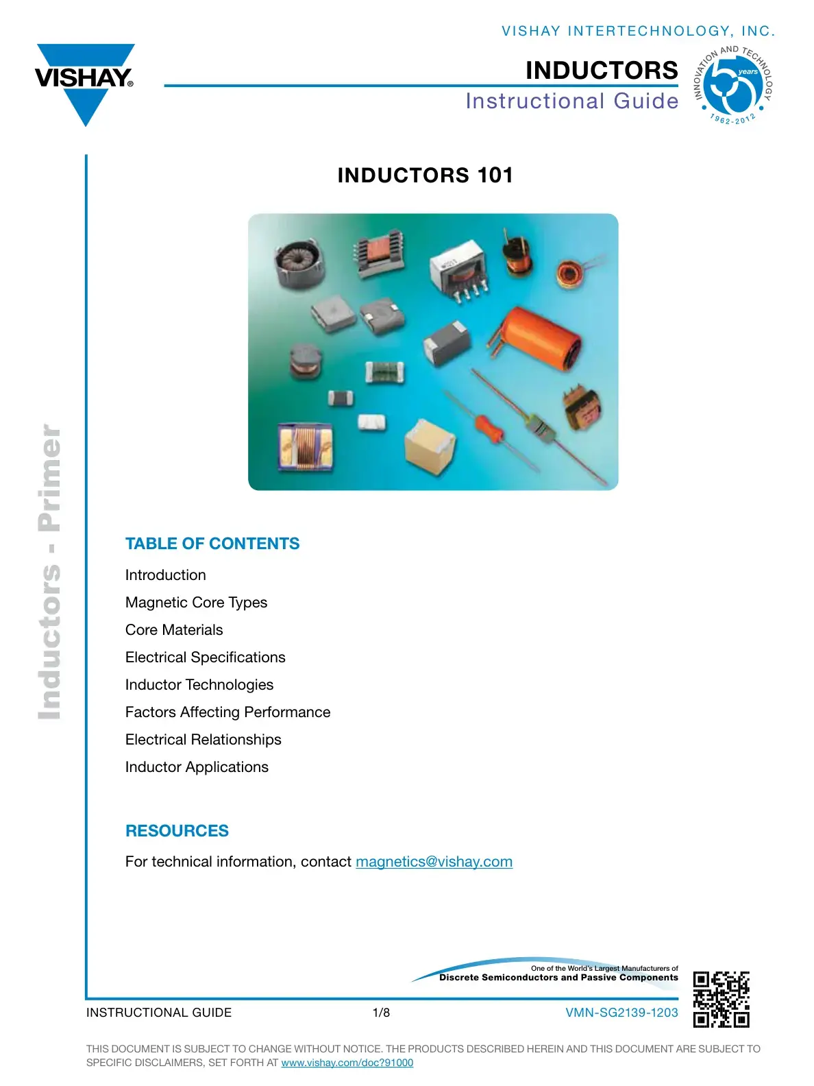 غلاف كتاب Inductors - Primer