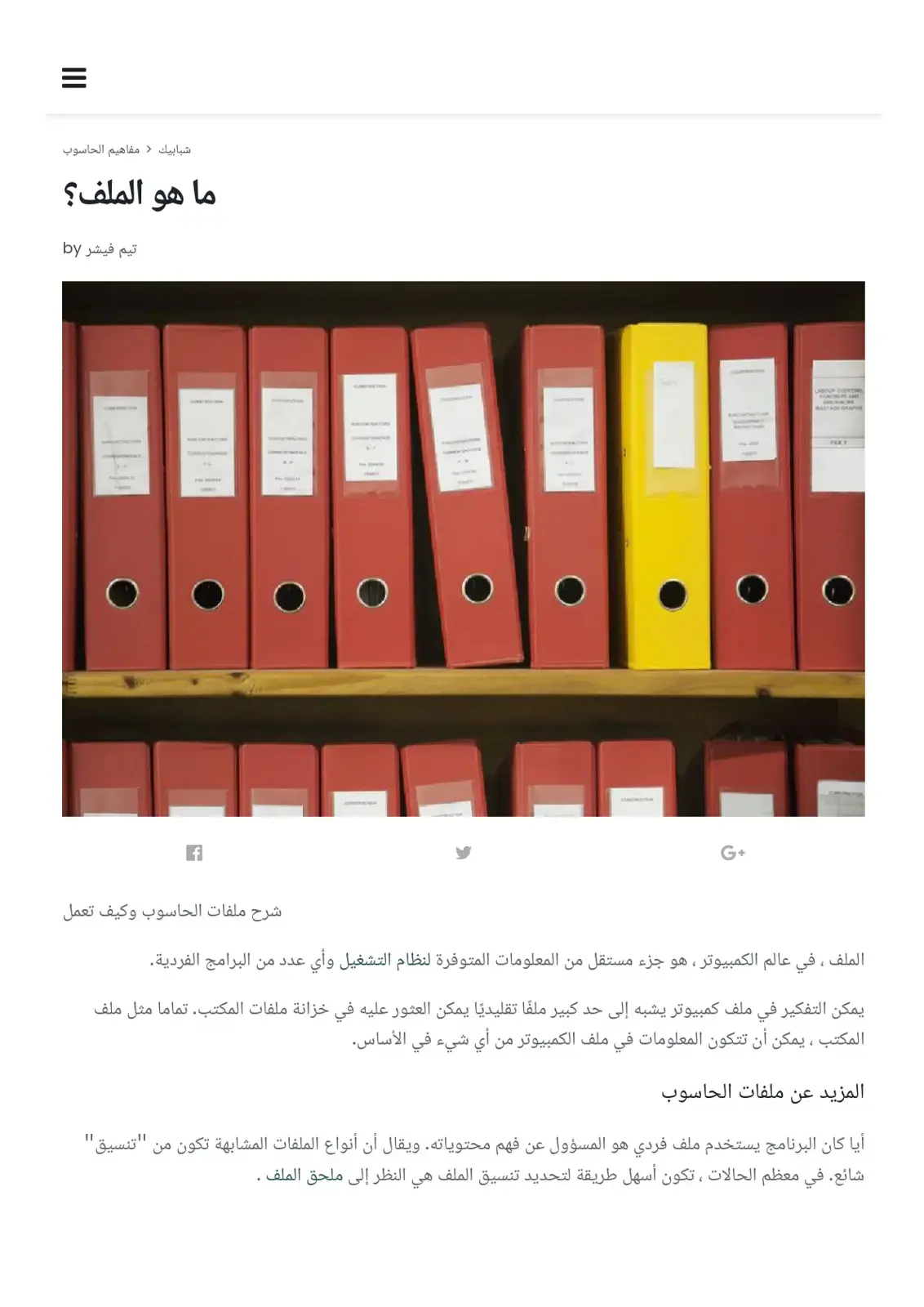 غلاف كتاب شبابيك - مفاهيم الحاسوب: ما هو الملف؟