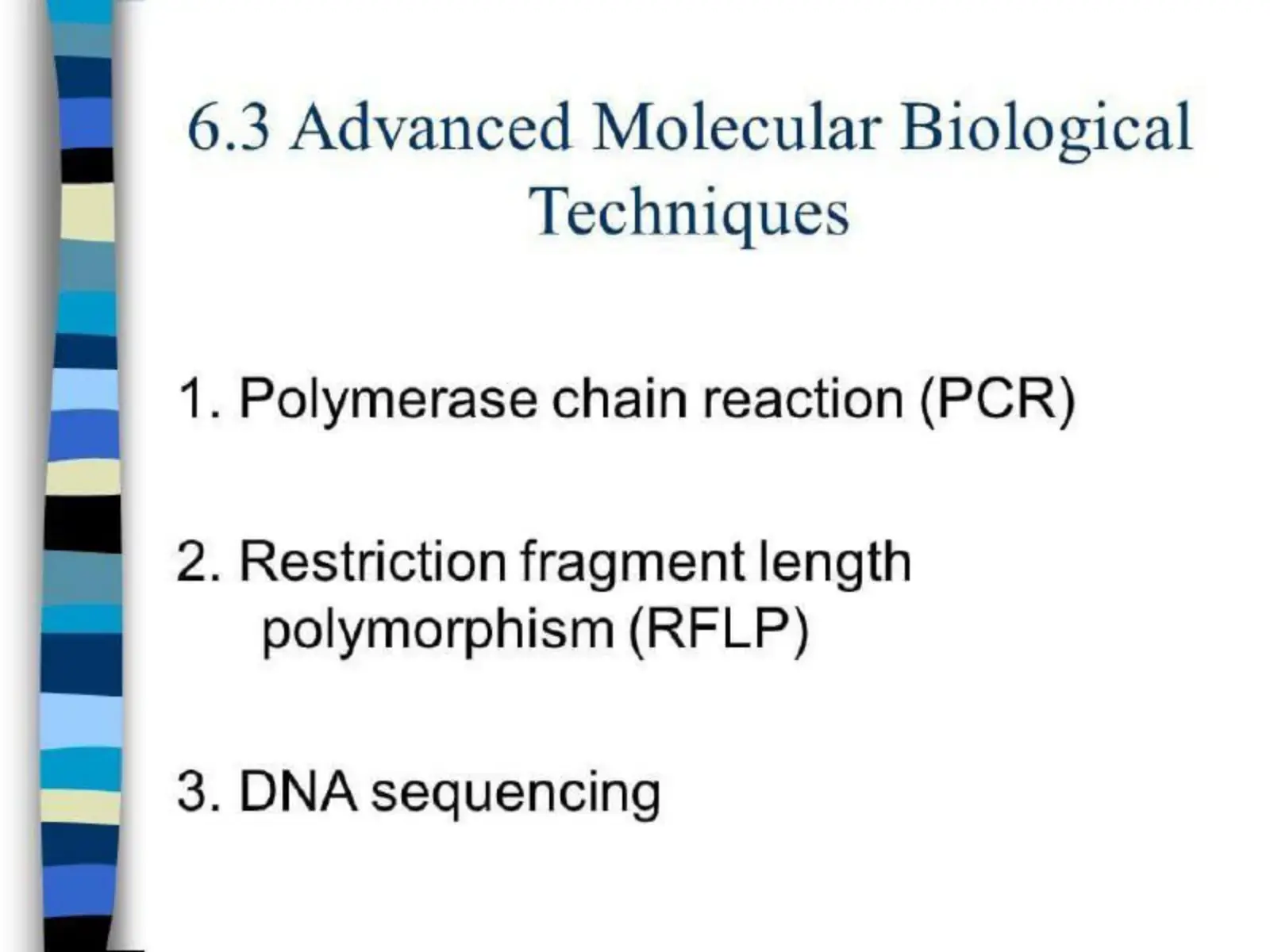 غلاف كتاب Advanced Molecular Biological Techniques