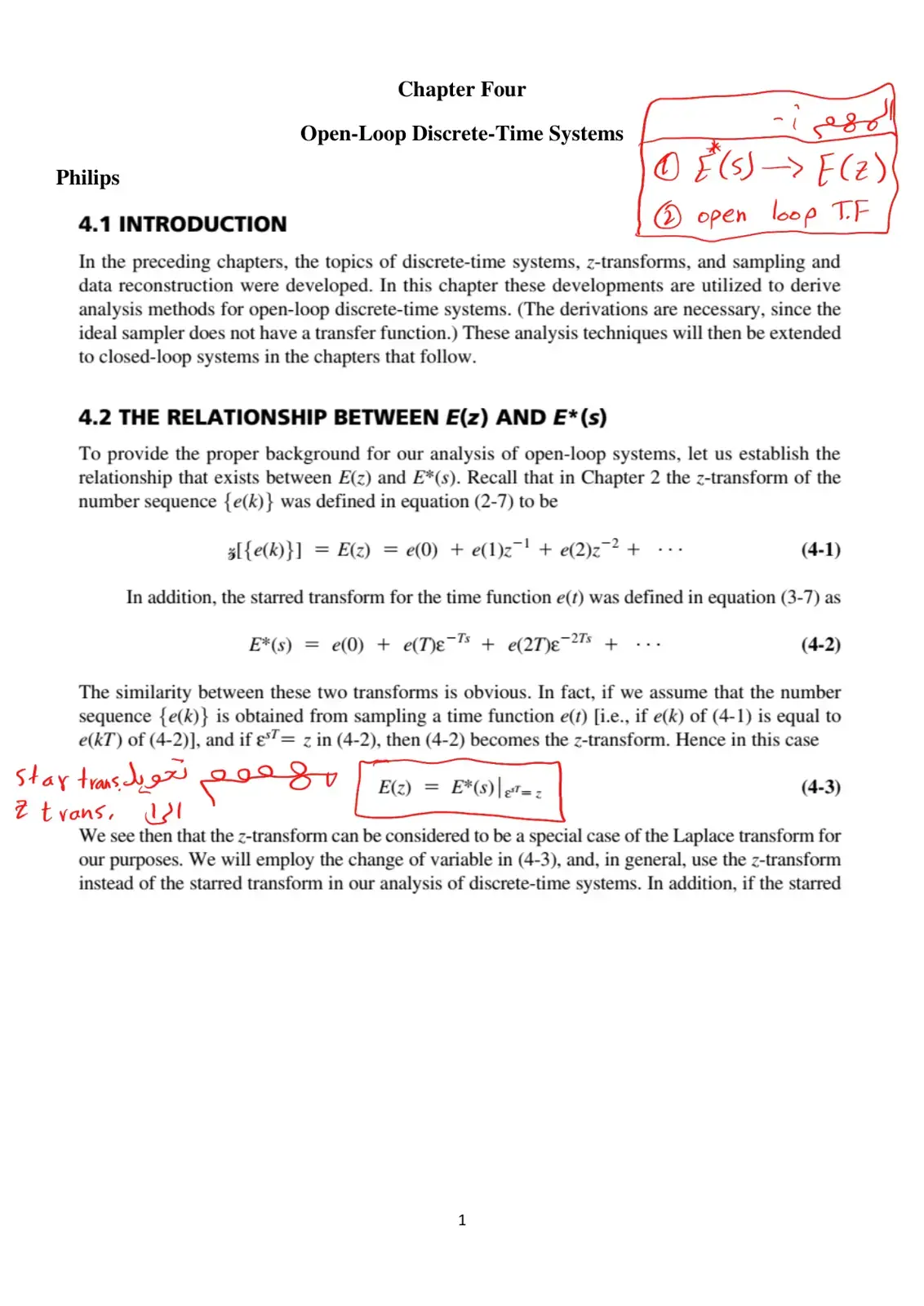 غلاف كتاب Open-Loop Discrete-Time Systems
