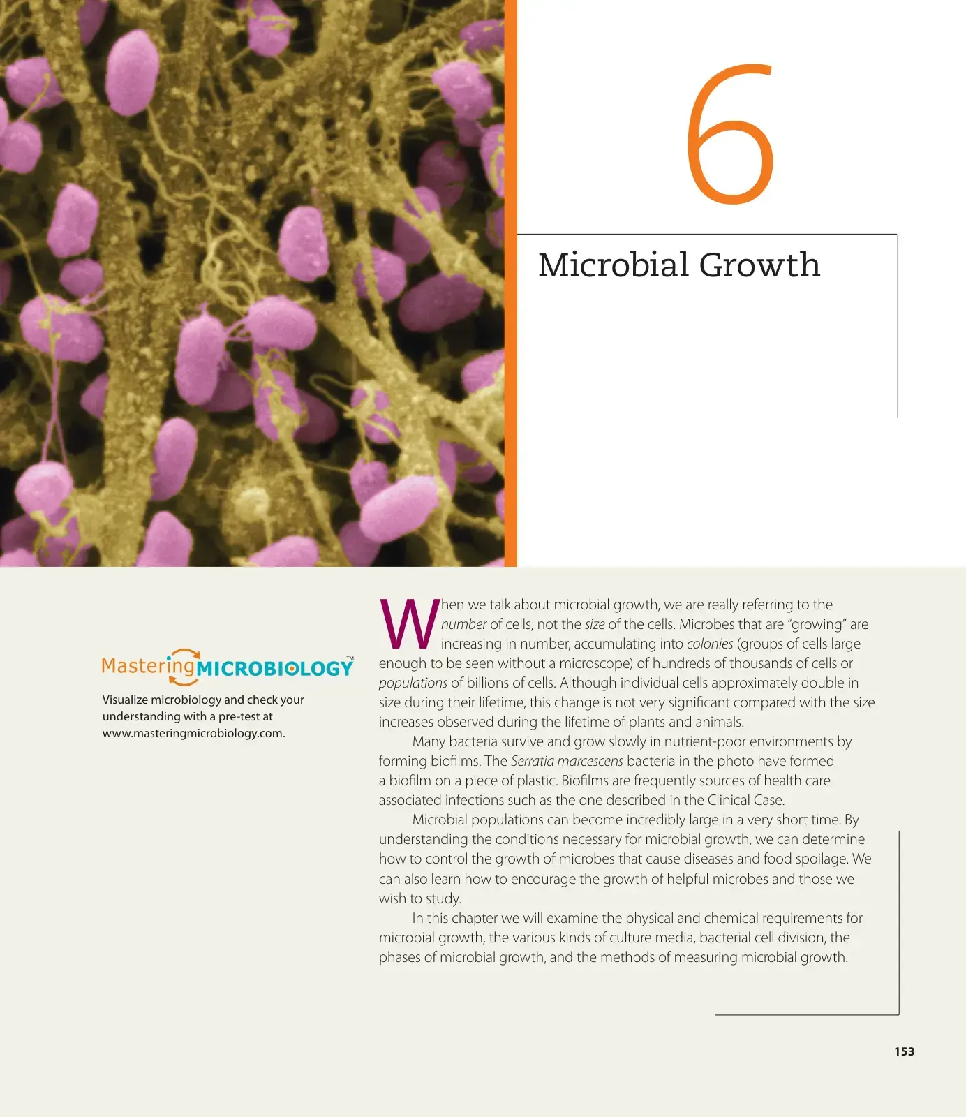 غلاف كتاب Microbial Growth