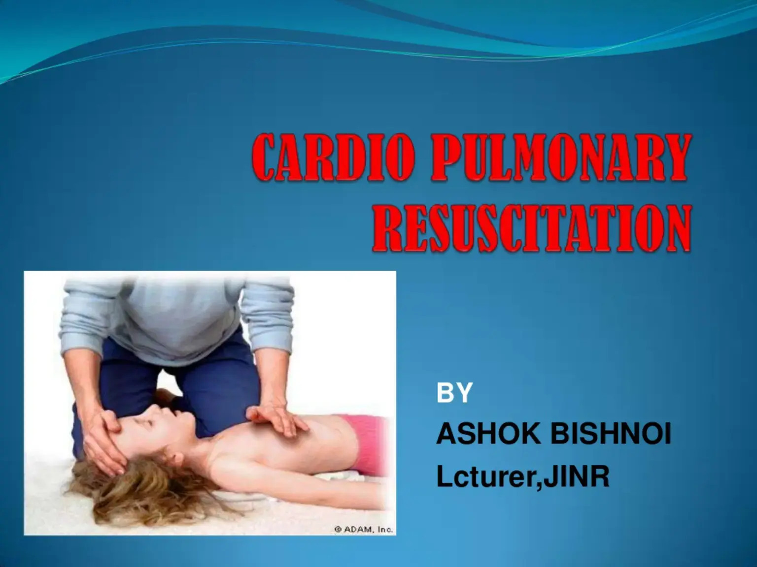 غلاف كتاب CARDIO PULMONARY RESUSCITATION