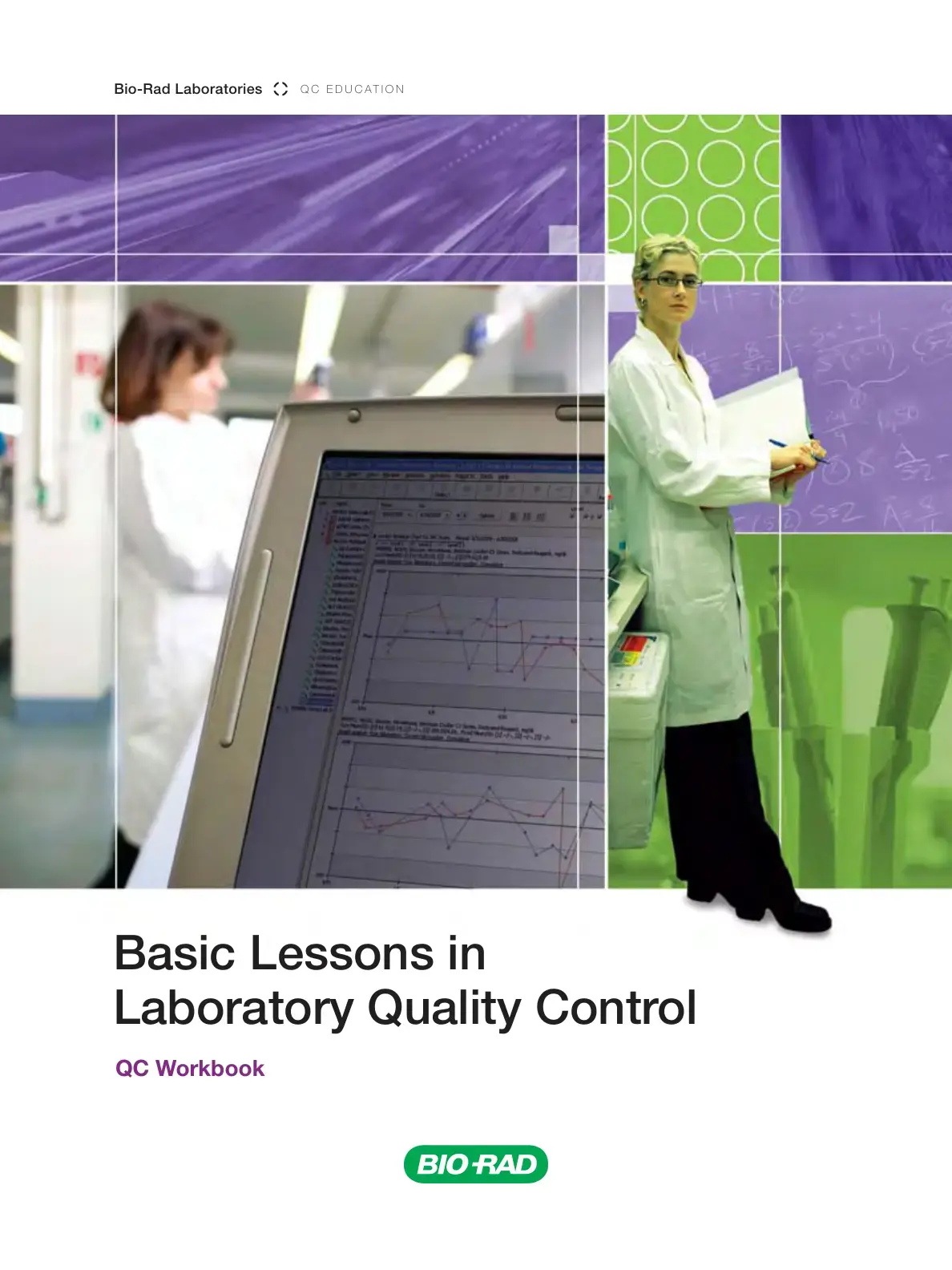 غلاف كتاب Basic Lessons in Laboratory Quality Control QC Workbook