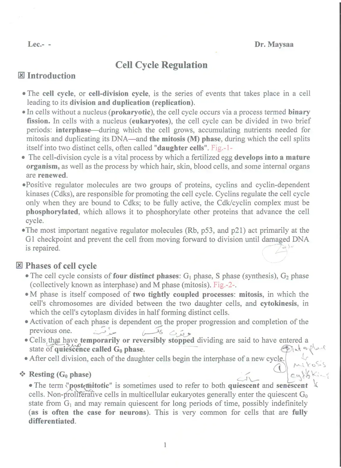 غلاف كتاب Cell Cycle Regulation