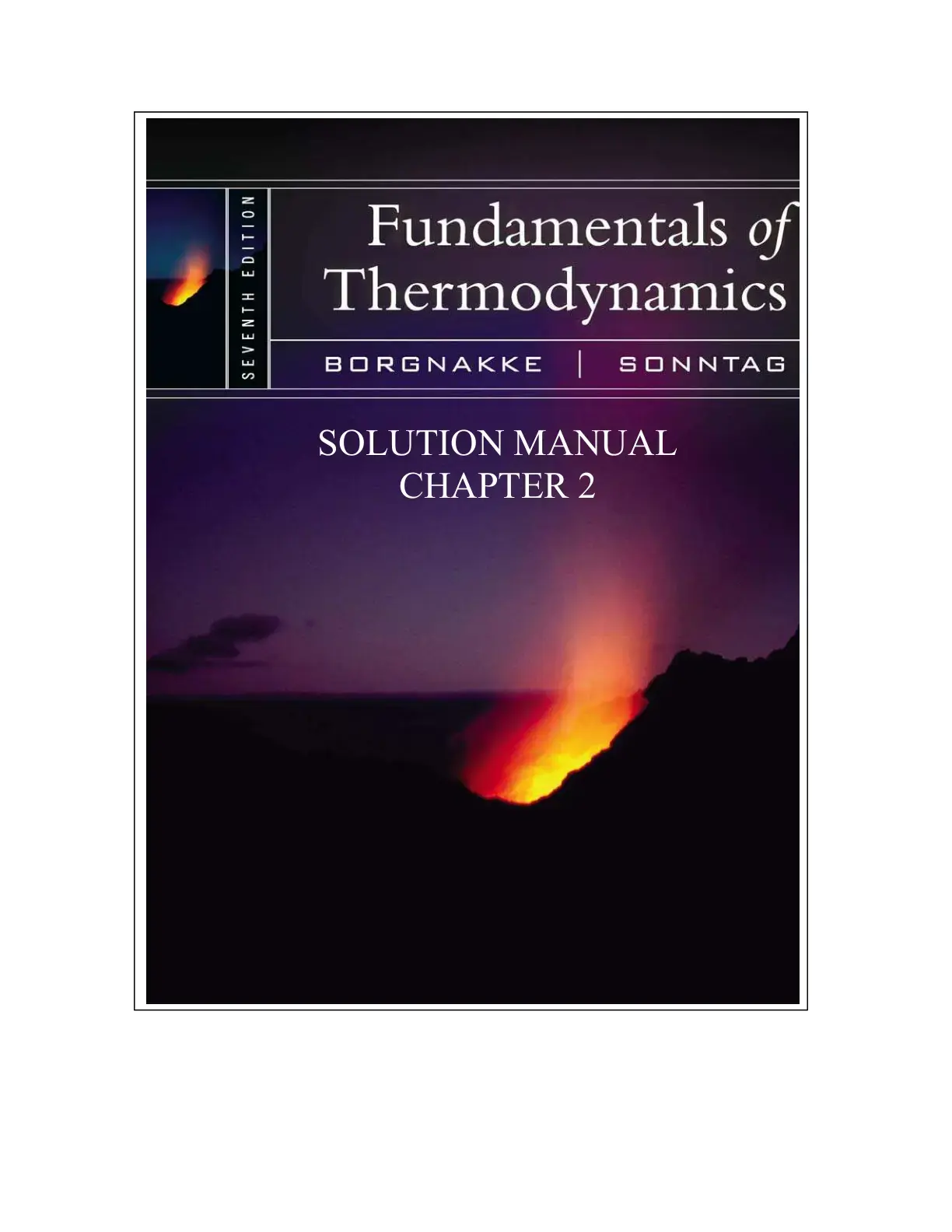 غلاف كتاب Fundamentals of Thermodynamics