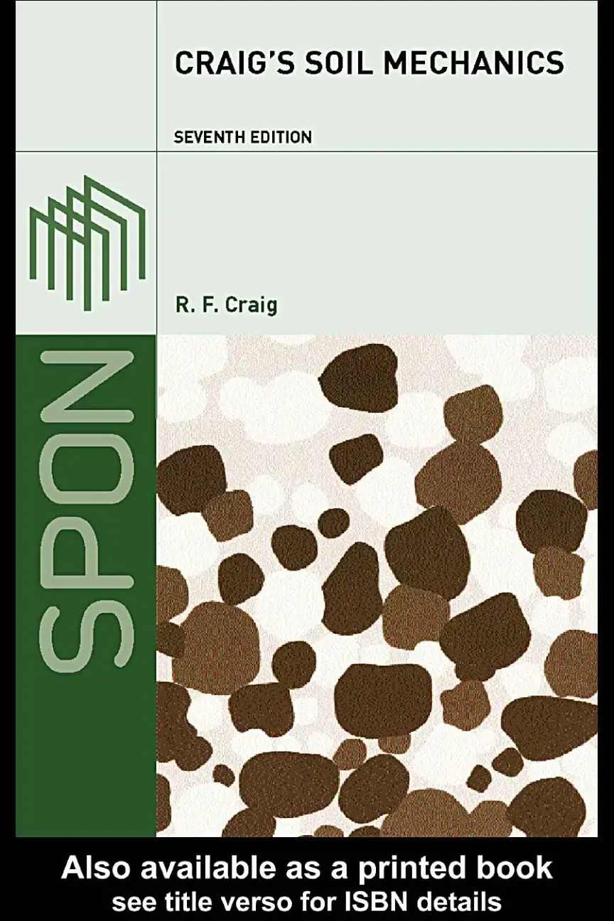 غلاف كتاب CRAIG'S SOIL MECHANICS