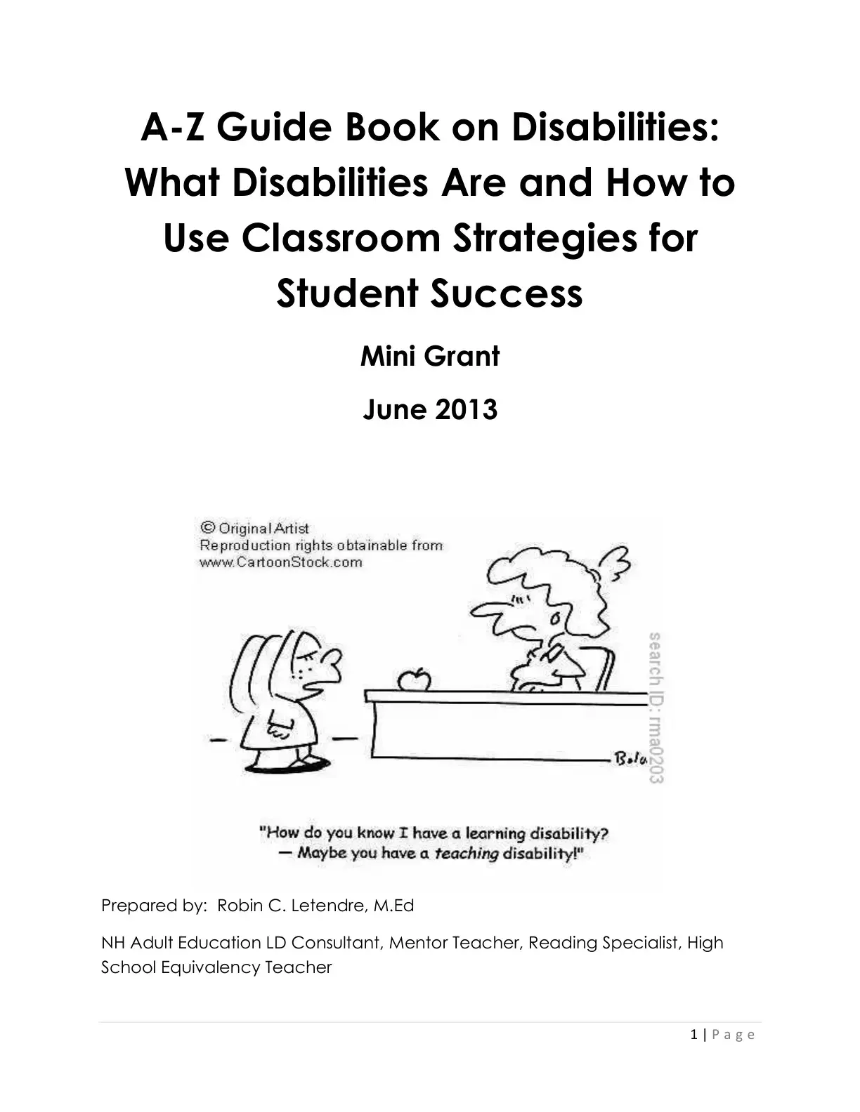 غلاف كتاب A-Z Guide Book on Disabilities: What Disabilities Are and How to Use Classroom Strategies for Student Success