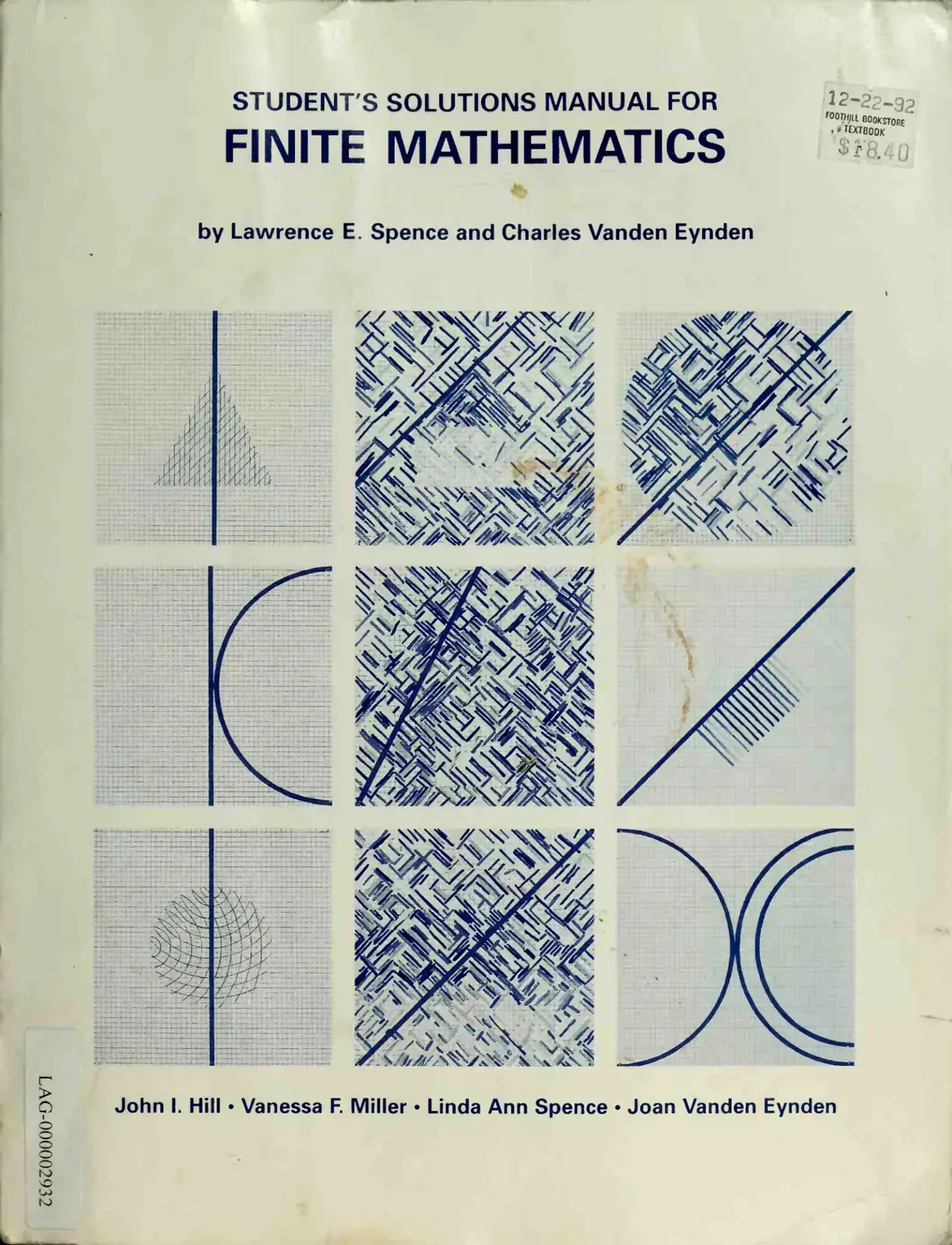 غلاف كتاب STUDENT'S SOLUTIONS MANUAL FOR FINITE MATHEMATICS
