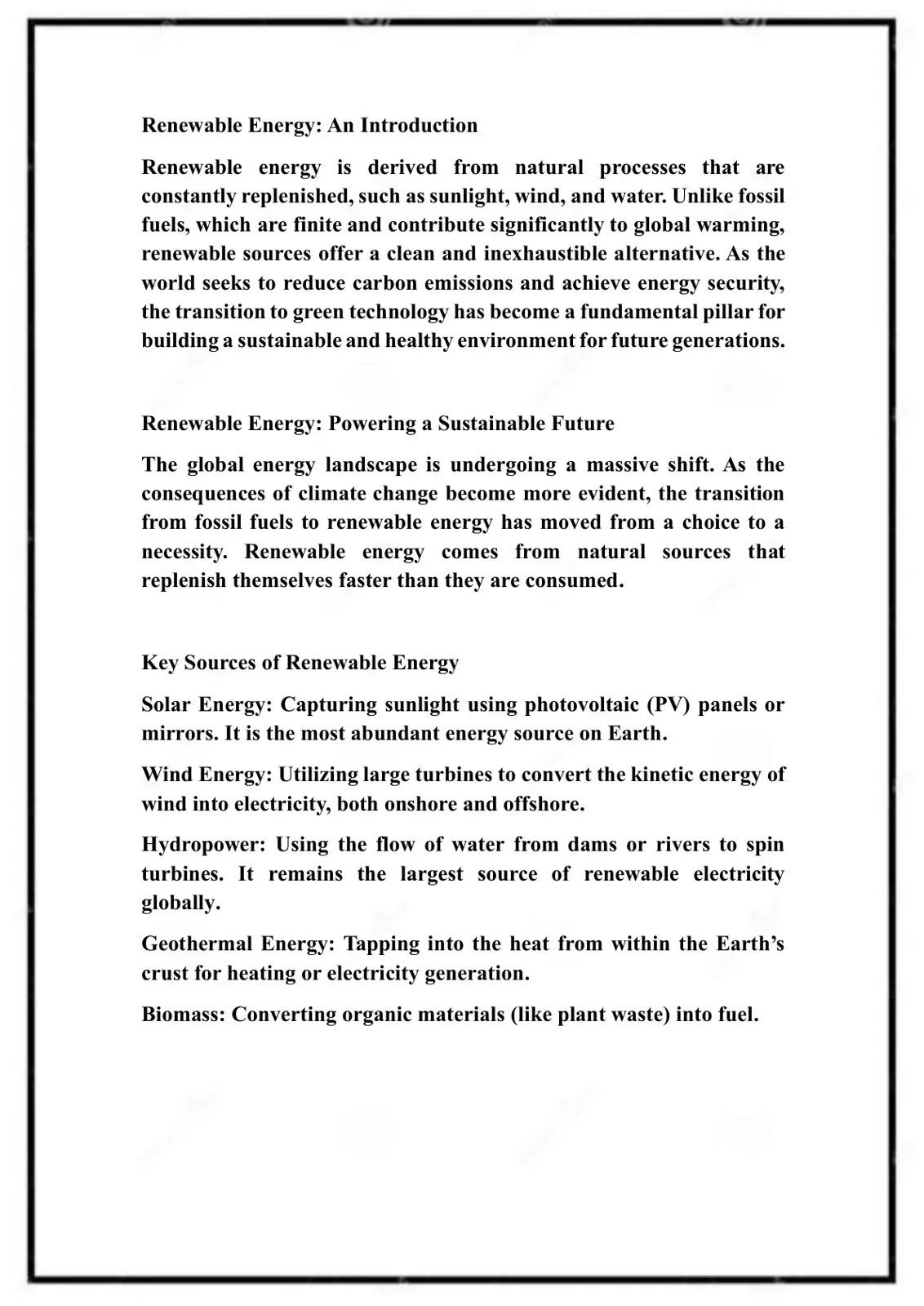 غلاف كتاب Renewable Energy: An Introduction
