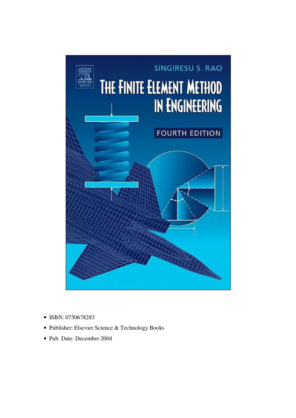 غلاف كتاب THE FINITE ELEMENT METHOD IN ENGINEERING