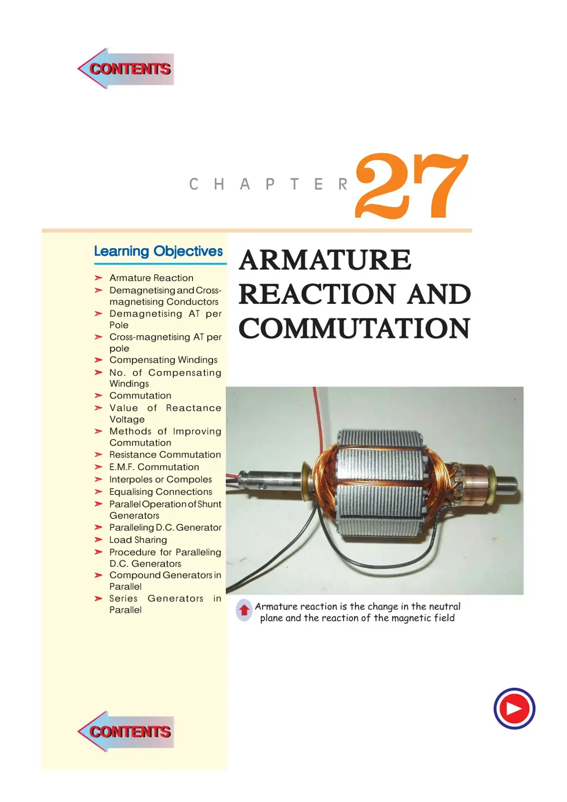 غلاف كتاب D.C. Generators: Chapter 27