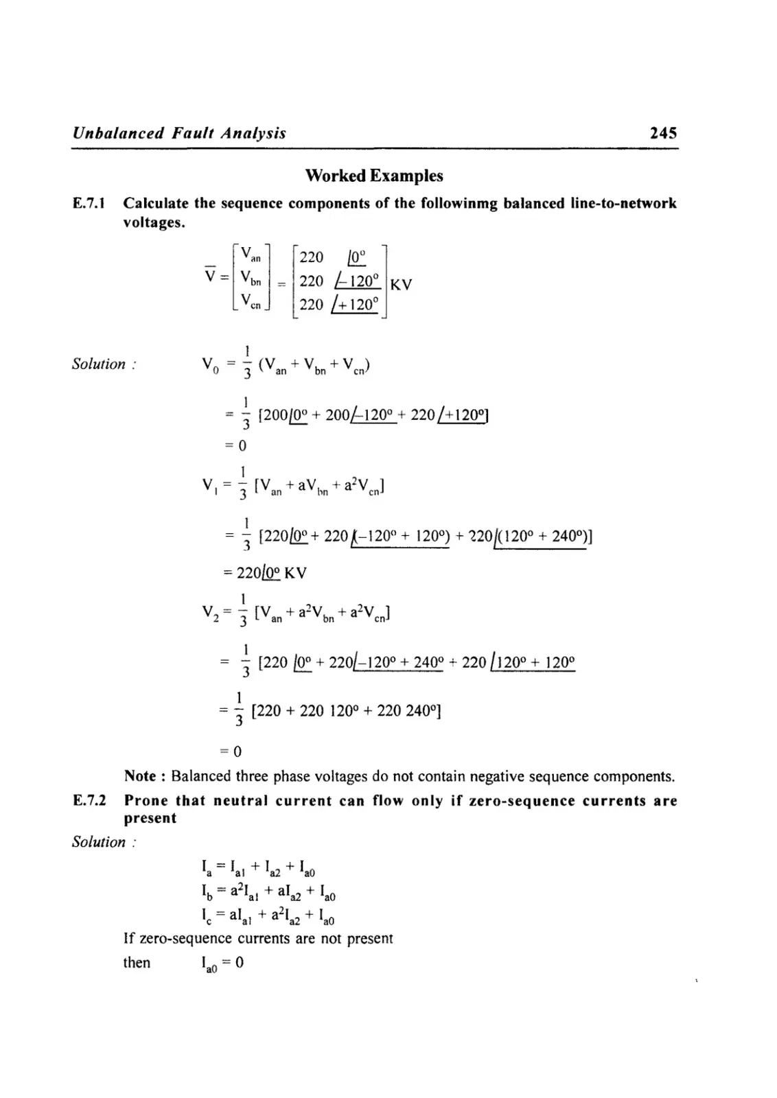 غلاف كتاب Unbalanced Fault Analysis