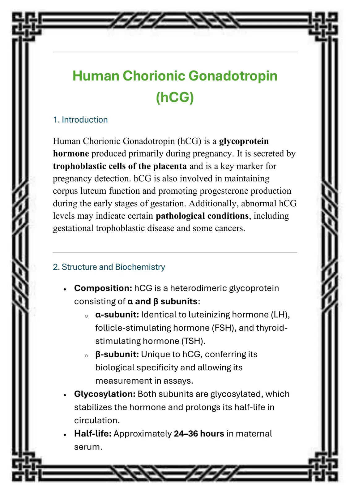غلاف كتاب Human Chorionic Gonadotropin (hCG)