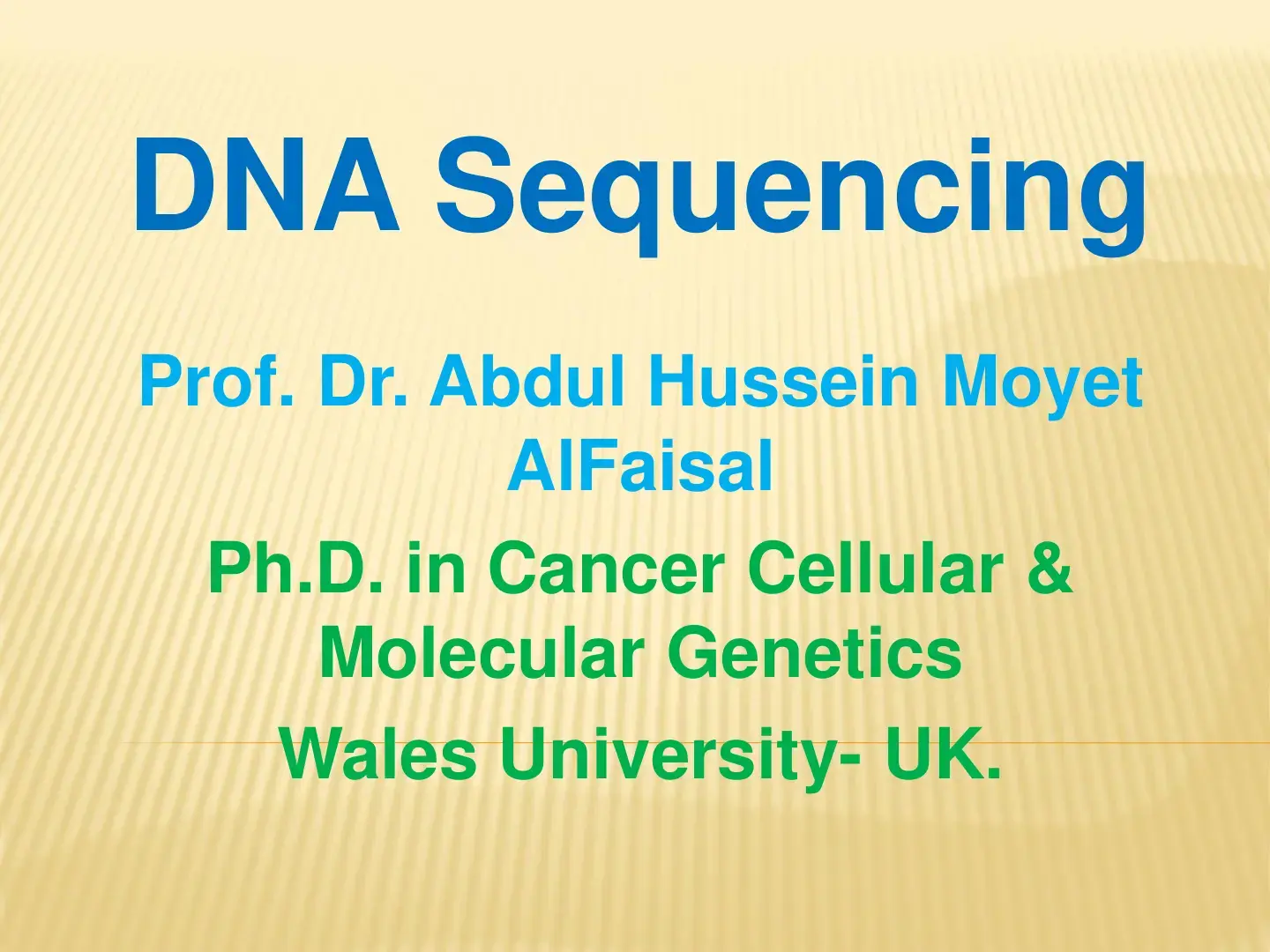 غلاف كتاب DNA Sequencing
