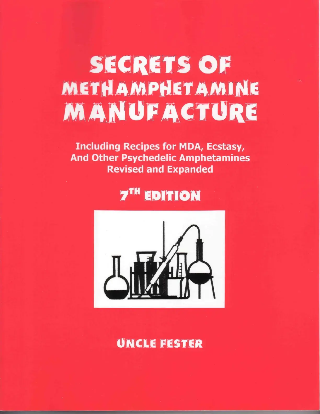غلاف كتاب SECRETS OF METHAMPHETAMINE MANUFACTURE