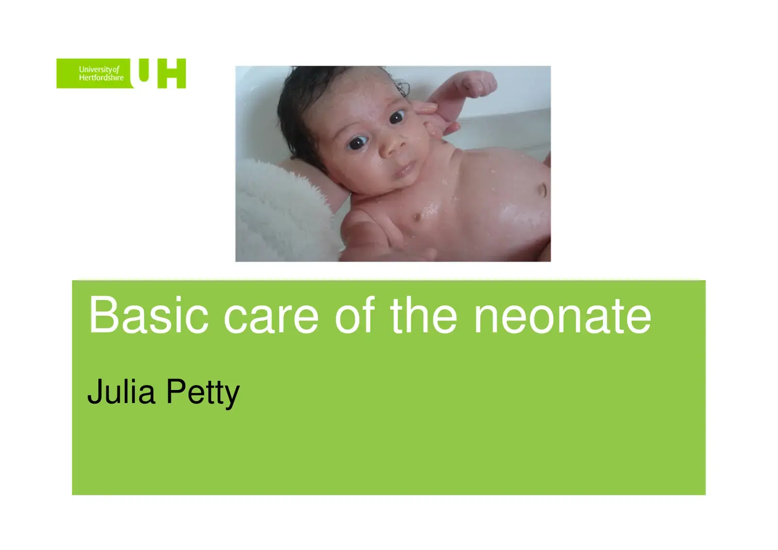 غلاف كتاب Basic care of the neonate