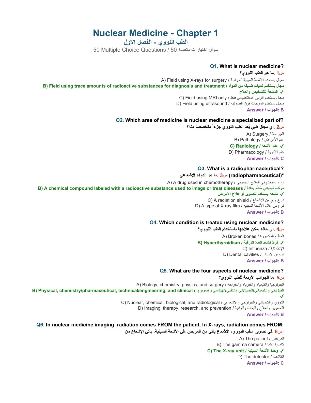 غلاف كتاب Nuclear Medicine - Chapter 1