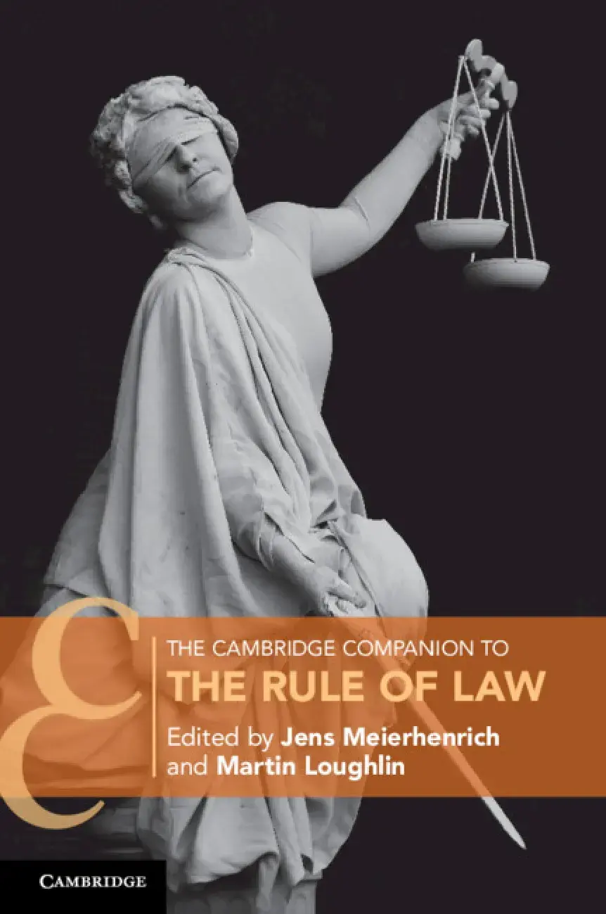 غلاف كتاب The Cambridge Companion to The Rule of Law