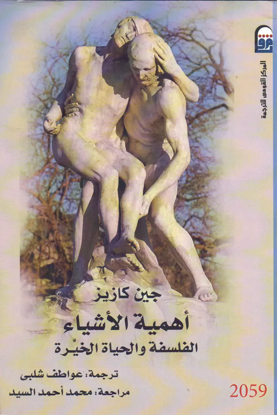 غلاف كتاب أهمية الأشياء: الفلسفة والحياة الخيرة