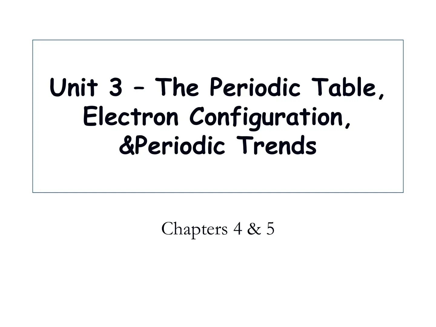 غلاف كتاب The Periodic Table, Electron Configuration, &Periodic Trends