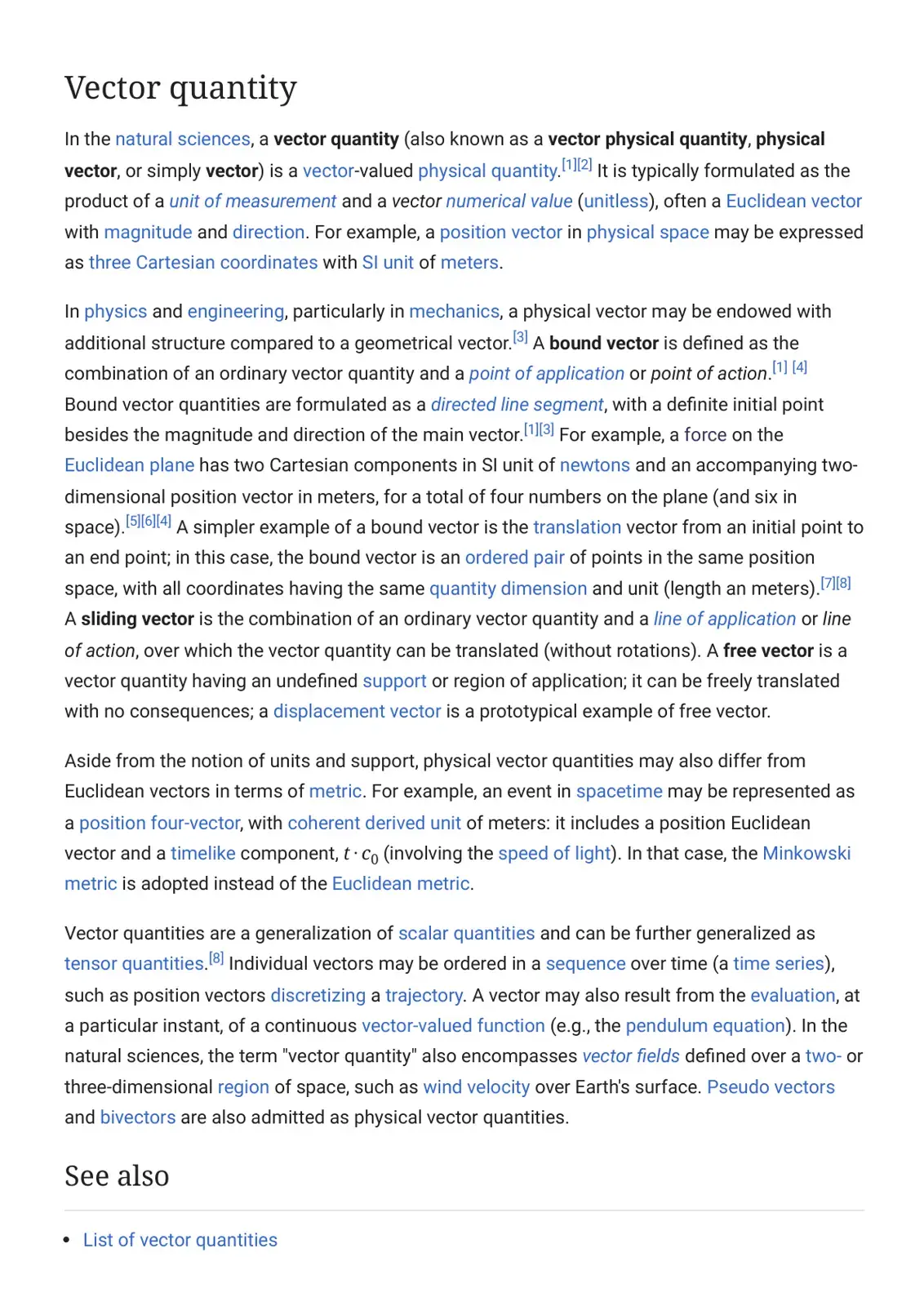 غلاف كتاب Vector Quantity