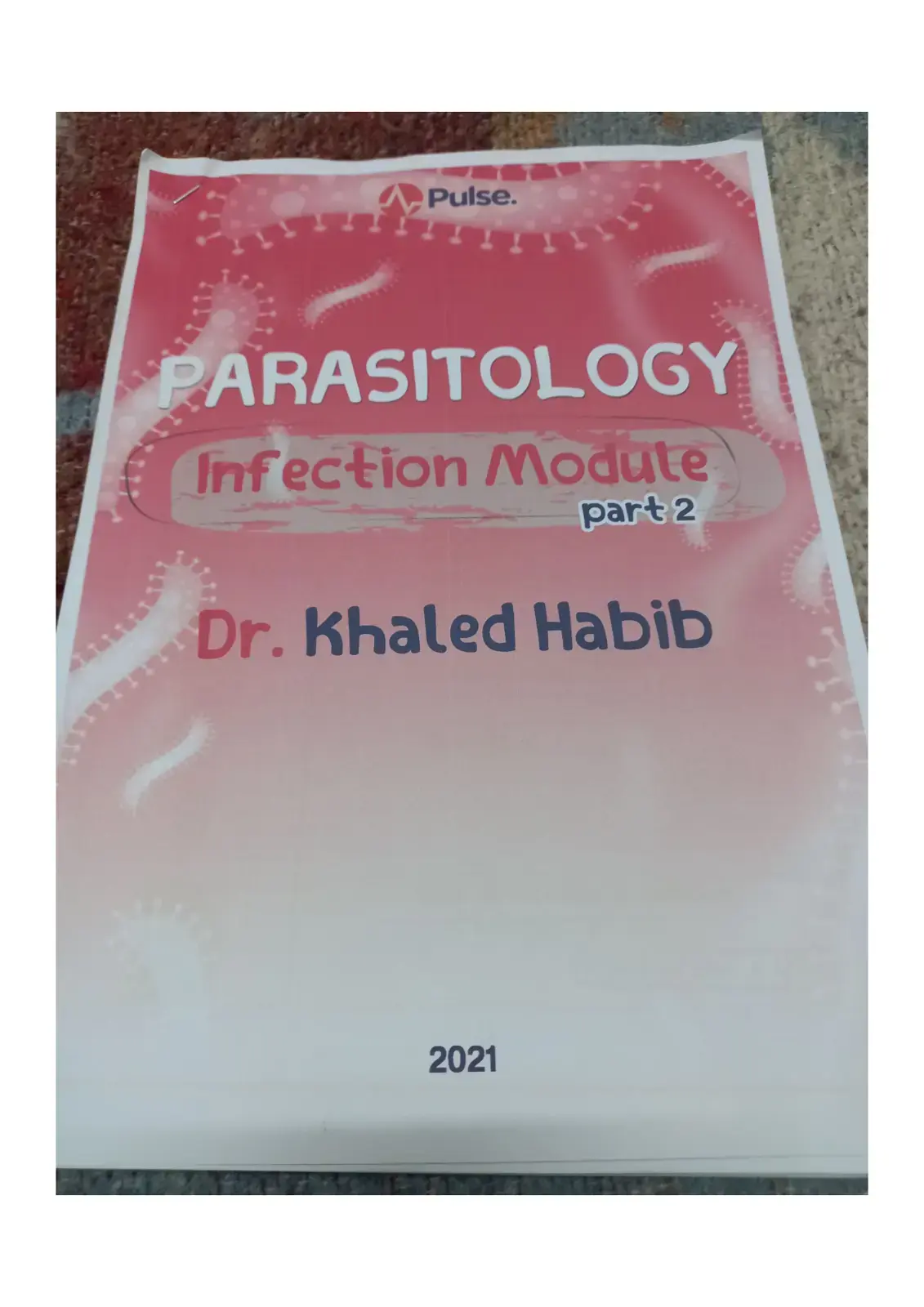 غلاف كتاب PARASITOLOGY: Infection Module part 2