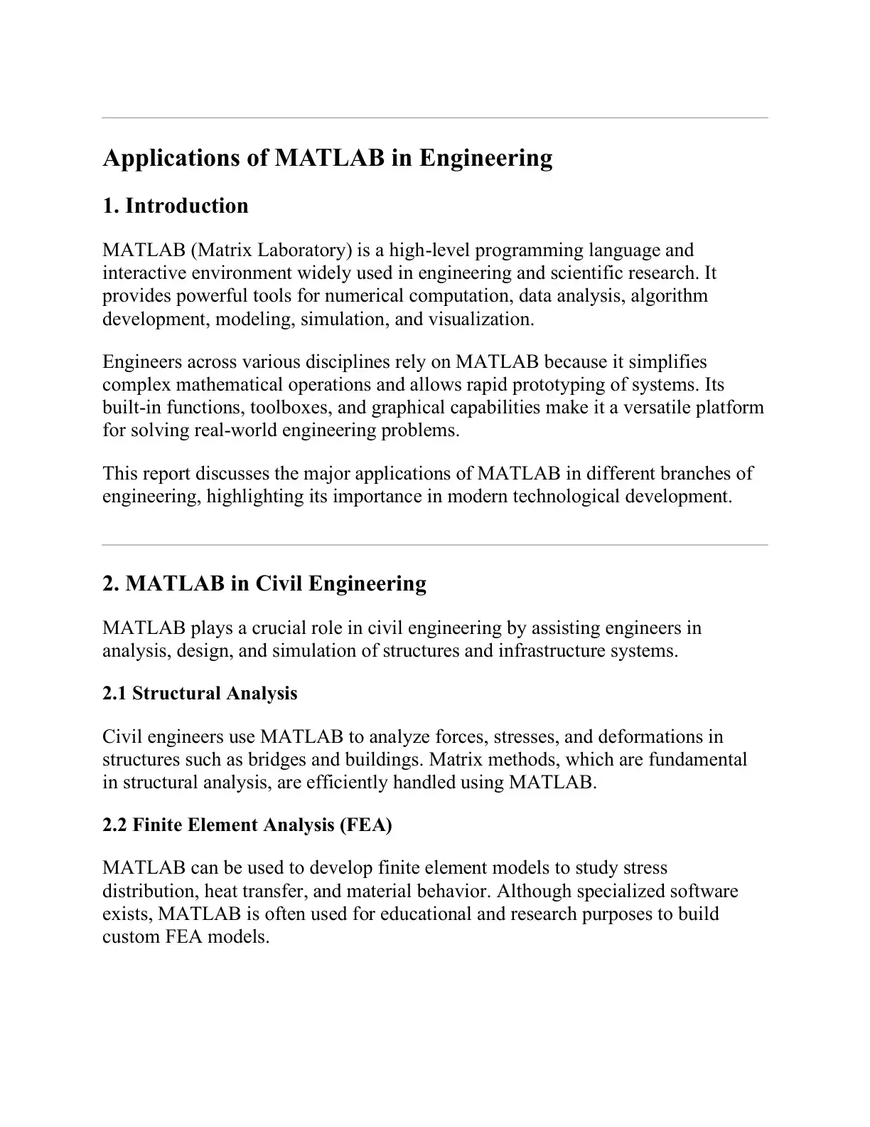 غلاف كتاب Applications of MATLAB in Engineering