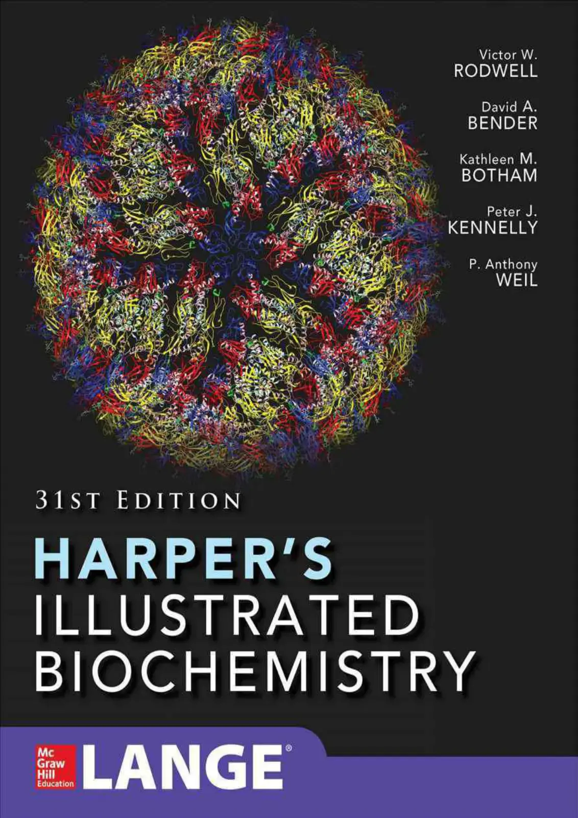 غلاف كتاب HARPER'S ILLUSTRATED BIOCHEMISTRY