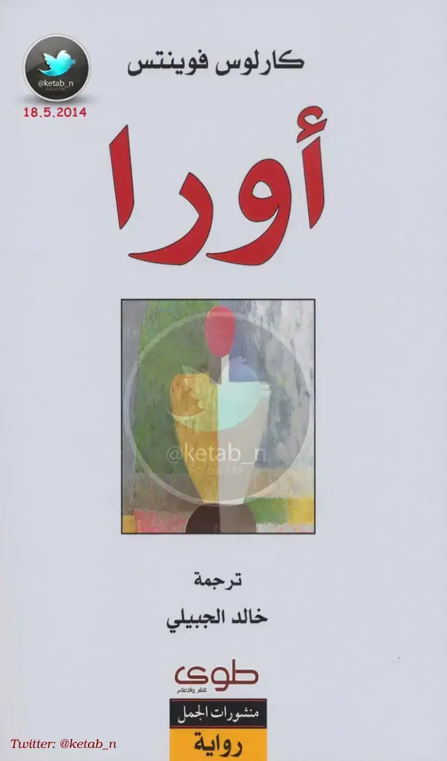 غلاف كتاب أورا