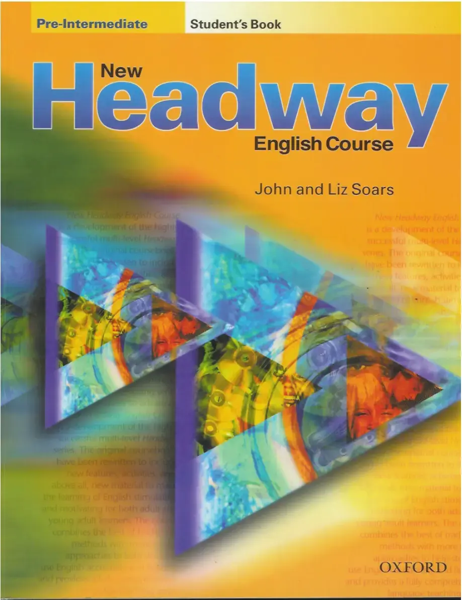 غلاف كتاب New Headway English Course Pre-Intermediate Student's Book