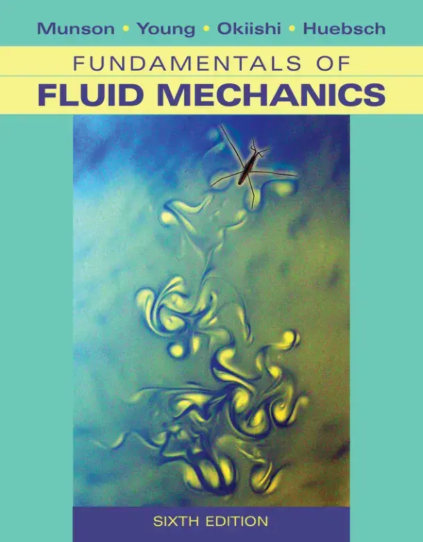 غلاف كتاب FUNDAMENTALS OF FLUID MECHANICS SIXTH EDITION