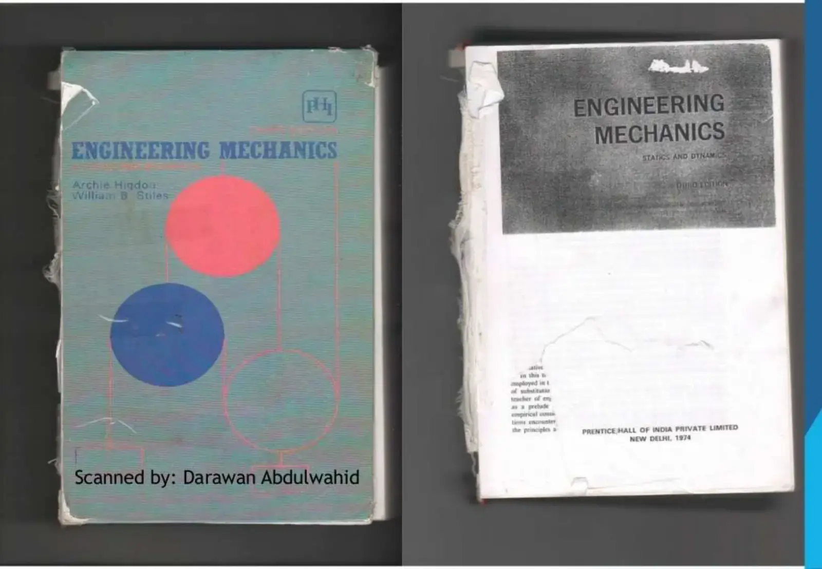 غلاف كتاب ENGINEERING MECHANICS STATICS AND DYNAMICS