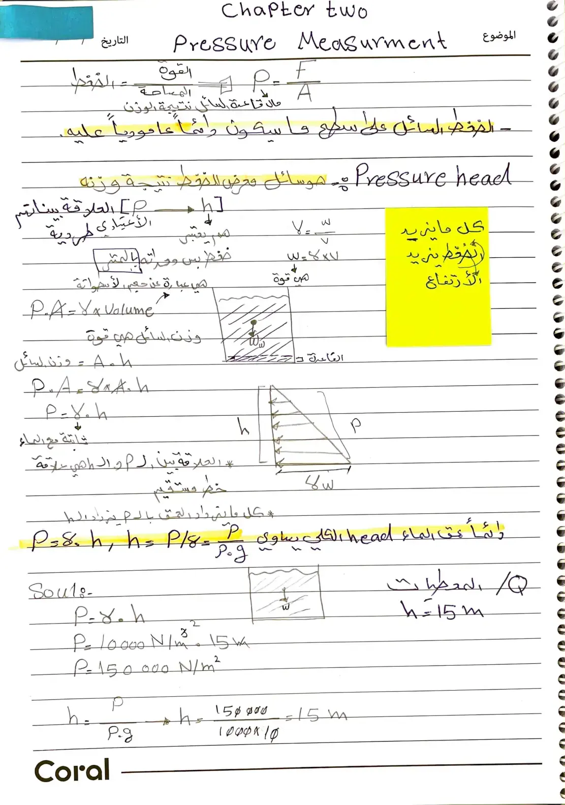 غلاف كتاب Chapter Two. Pressure Measurement