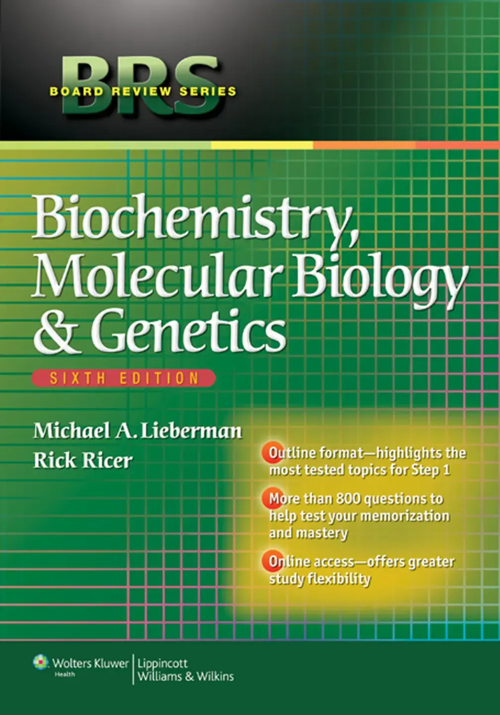 غلاف كتاب Biochemistry, Molecular Biology & Genetics