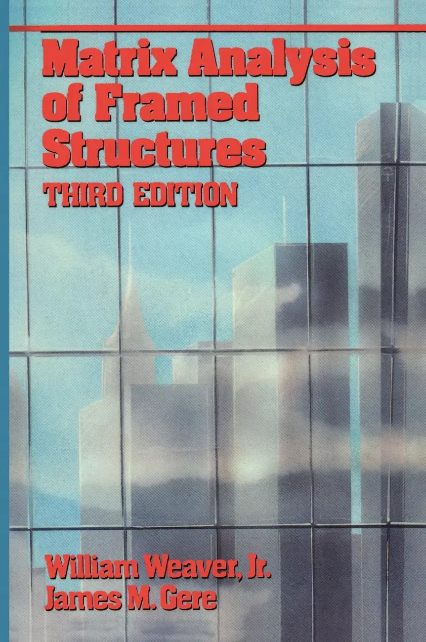 غلاف كتاب Matrix Analysis of Framed Structures