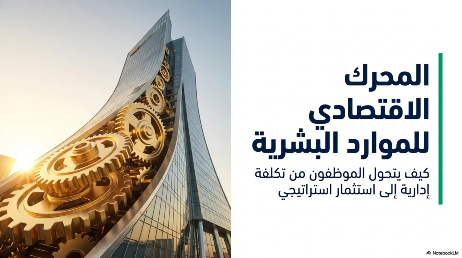 غلاف كتاب المحرك الاقتصادي للموارد البشرية
