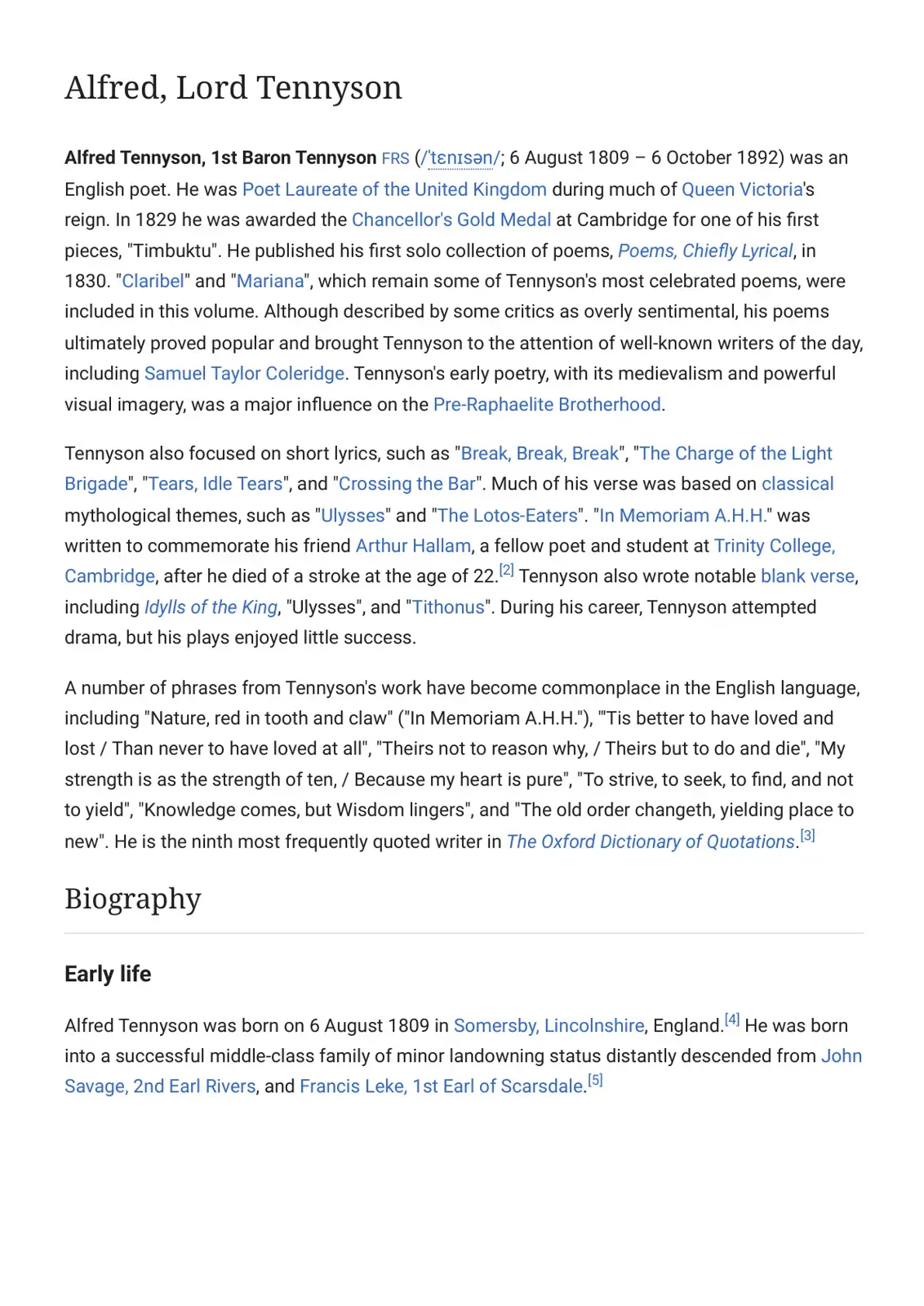 غلاف كتاب Alfred, Lord Tennyson: The English Poet Laureate