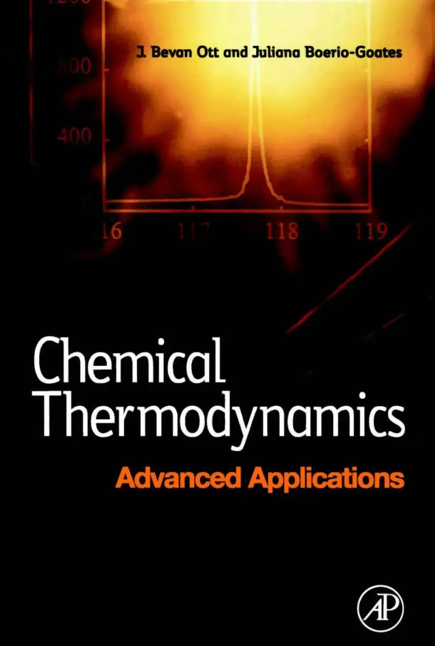 غلاف كتاب Chemical Thermodynamics Advanced Applications