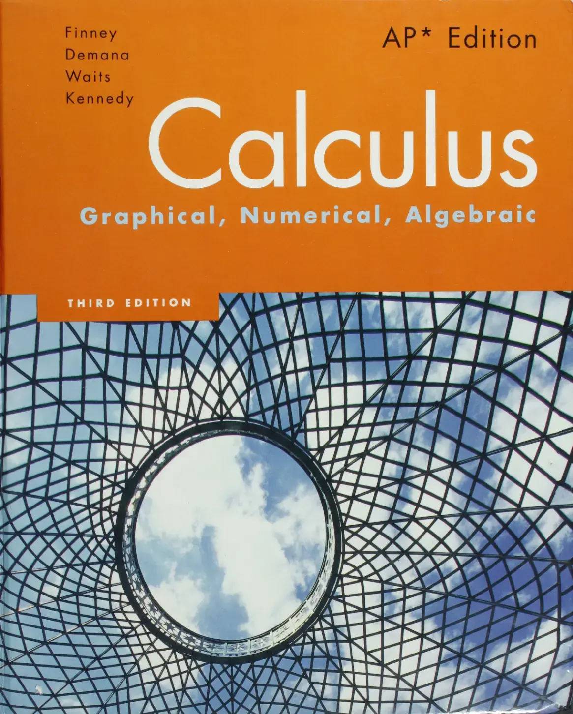 غلاف كتاب Calculus Graphical, Numerical, Algebraic