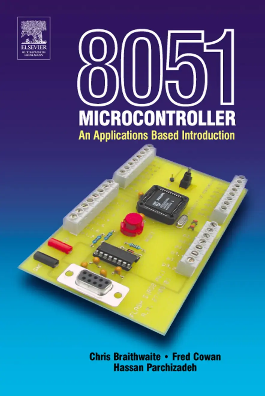 غلاف كتاب 8051 MICROCONTROLLER An Applications Based Introduction