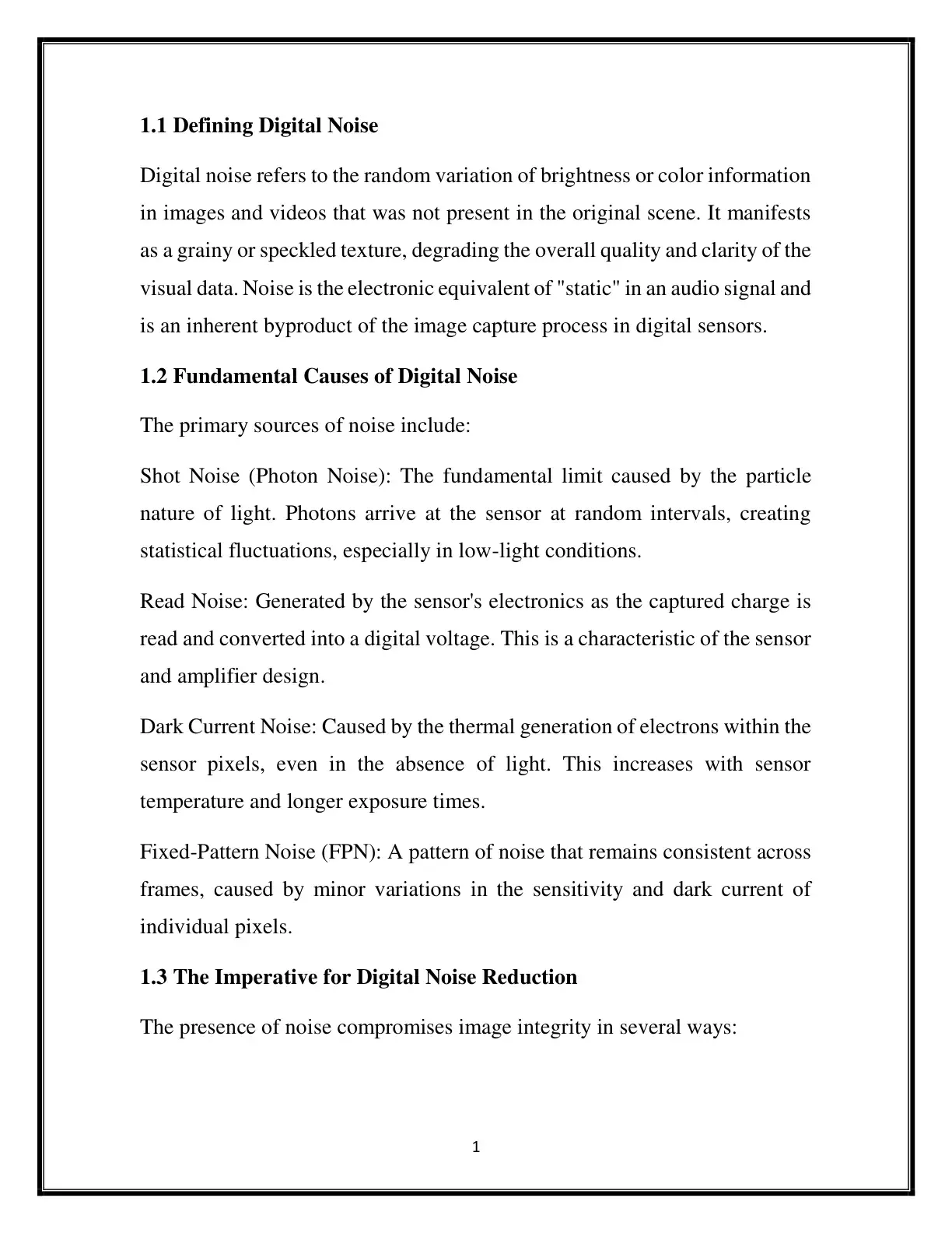 غلاف كتاب Digital Noise in Image Processing