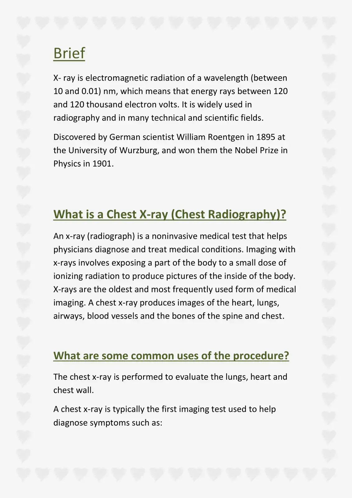 غلاف كتاب What is a Chest X-ray (Chest Radiography)?