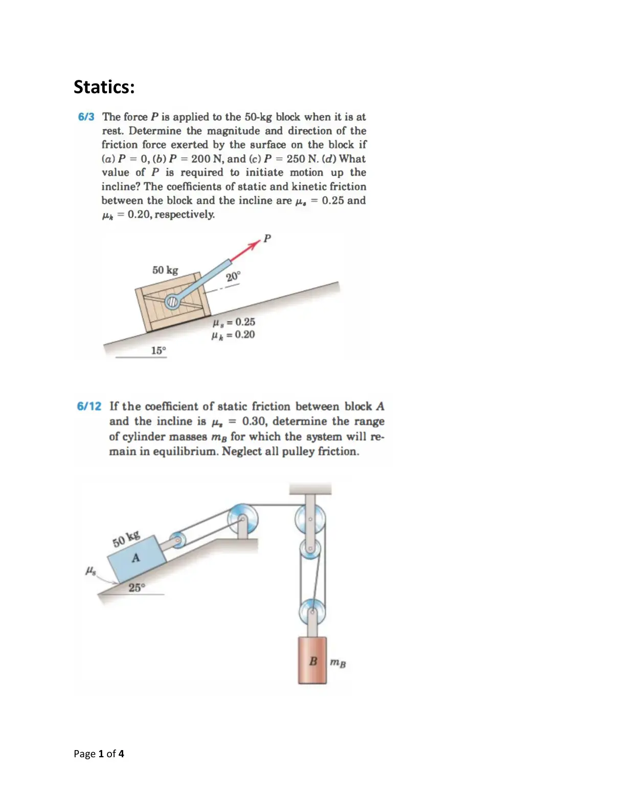 غلاف كتاب Statics