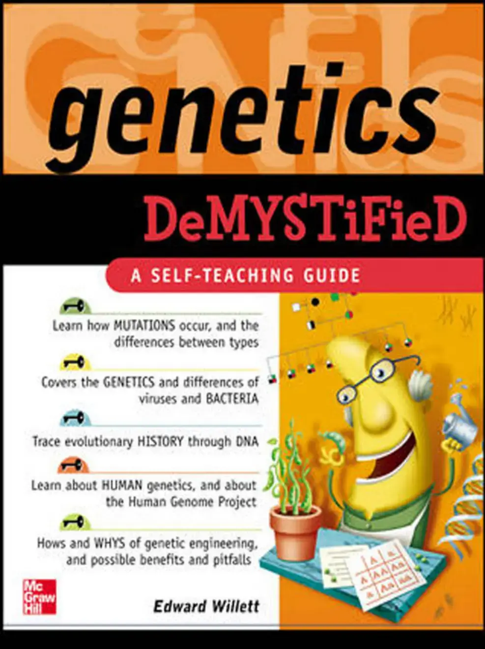 غلاف كتاب genetics DeMYSTiFieD