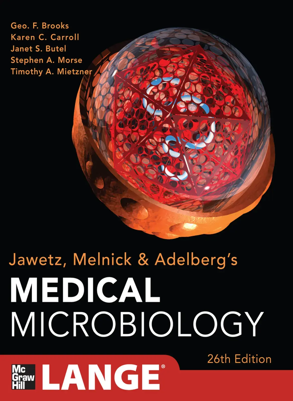 غلاف كتاب Jawetz, Melnick & Adelberg's Medical Microbiology