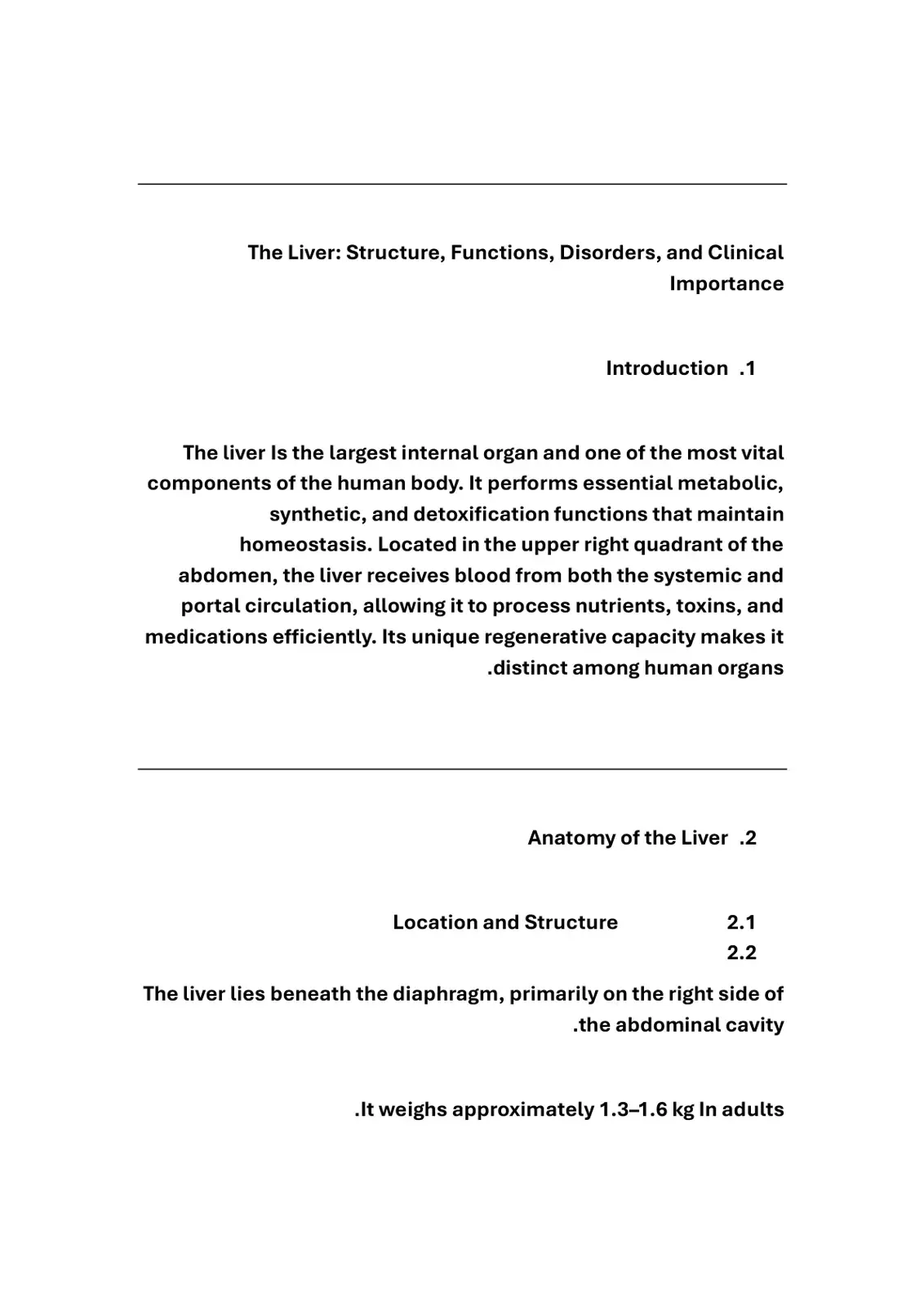 غلاف كتاب The Liver: Structure, Functions, Disorders, and Clinical Importance