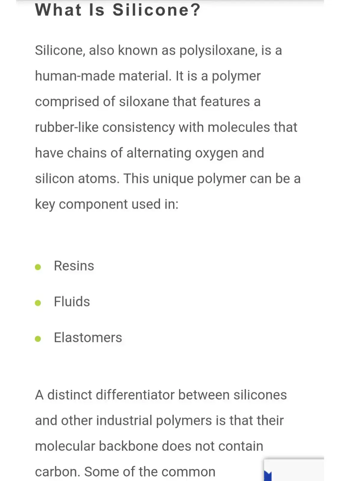 غلاف كتاب What Is Silicone?