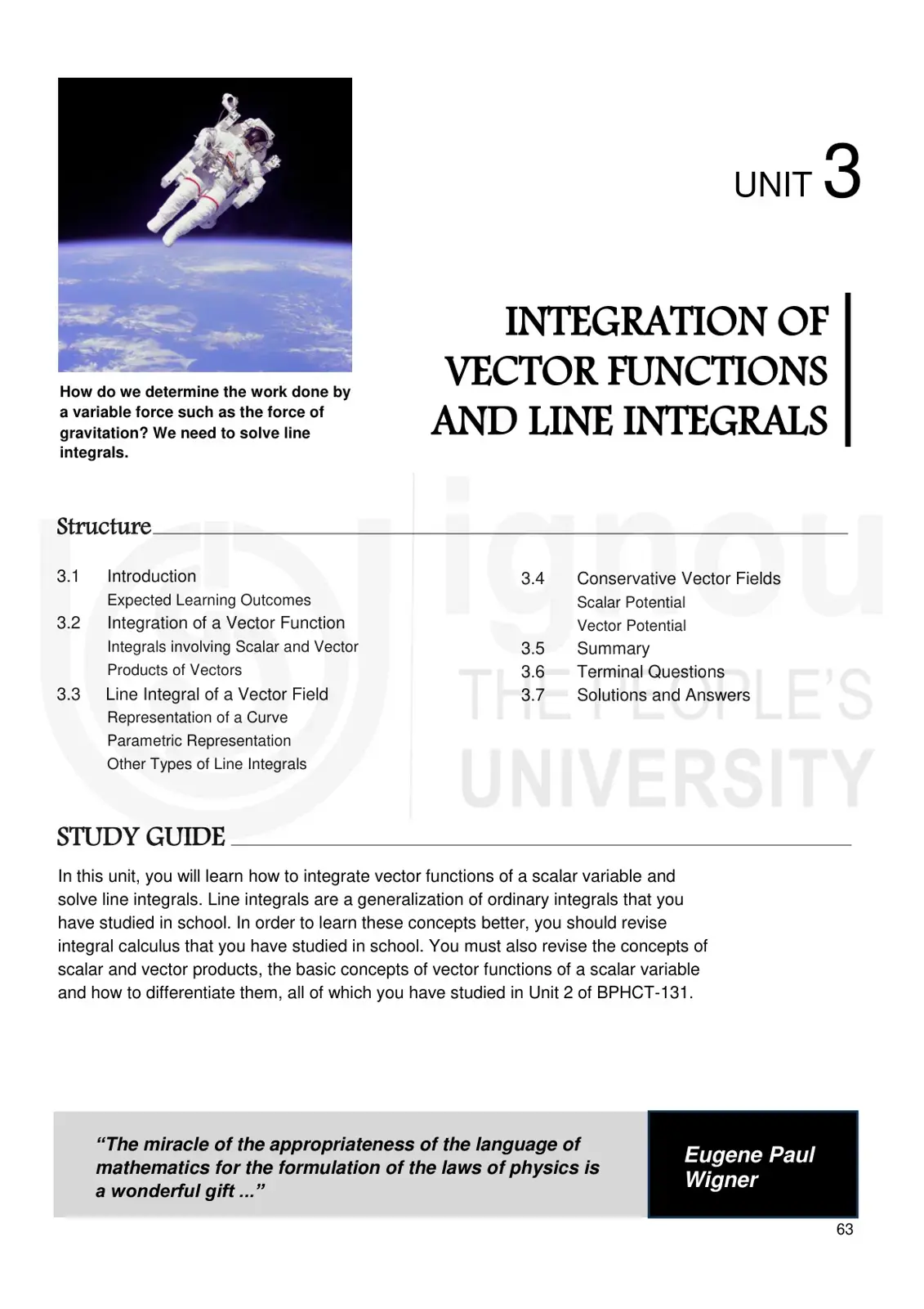 غلاف كتاب INTEGRATION OF VECTOR FUNCTIONS AND LINE INTEGRALS