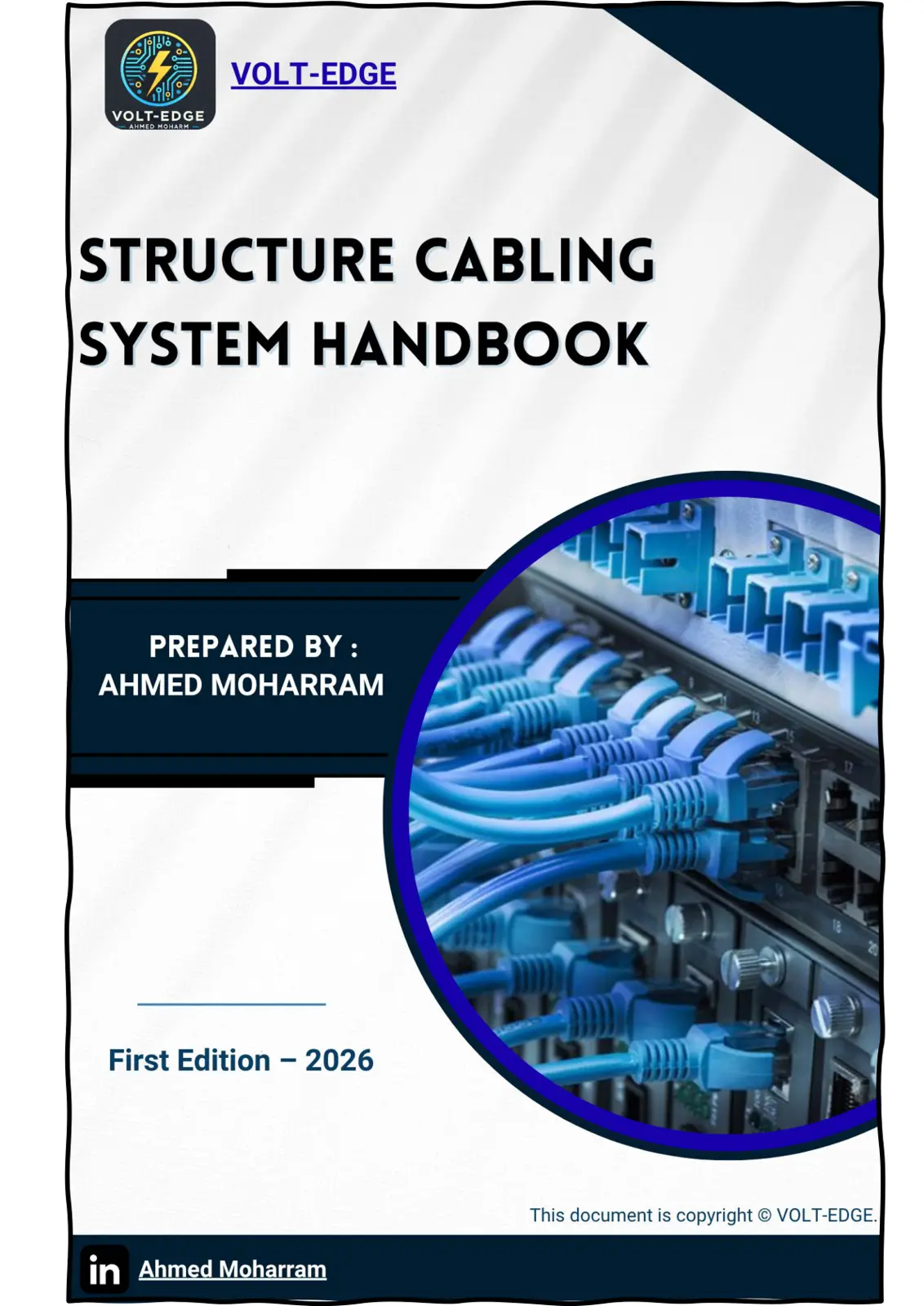 غلاف كتاب VOLT-EDGE STRUCTURE CABLING SYSTEM HANDBOOK
