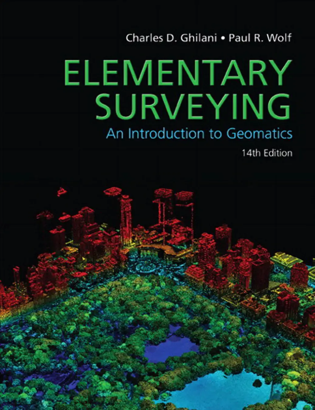 غلاف كتاب ELEMENTARY SURVEYING An Introduction to Geomatics